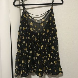 FUN FLORAL TANK TOP